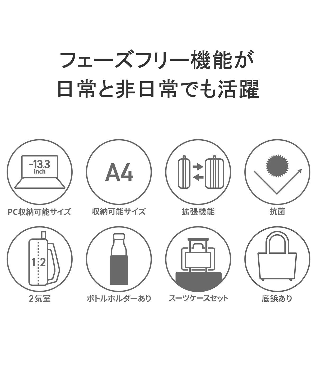 正規品5年保証 エースジーン リュック リュックサック 大容量 拡張 ...