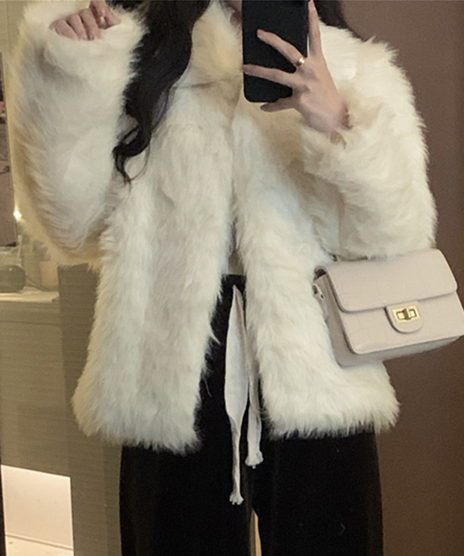 テディショップ Teddyshop レディース ボリュームフェイクファー