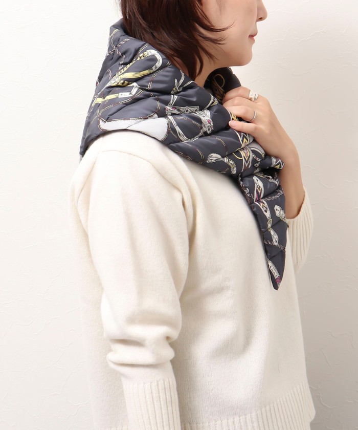 新品 manipuri トライアングルダウンマフラー クーポン】【セール 30%OFF】【manipuri/マニプリ】◇【WEB限定