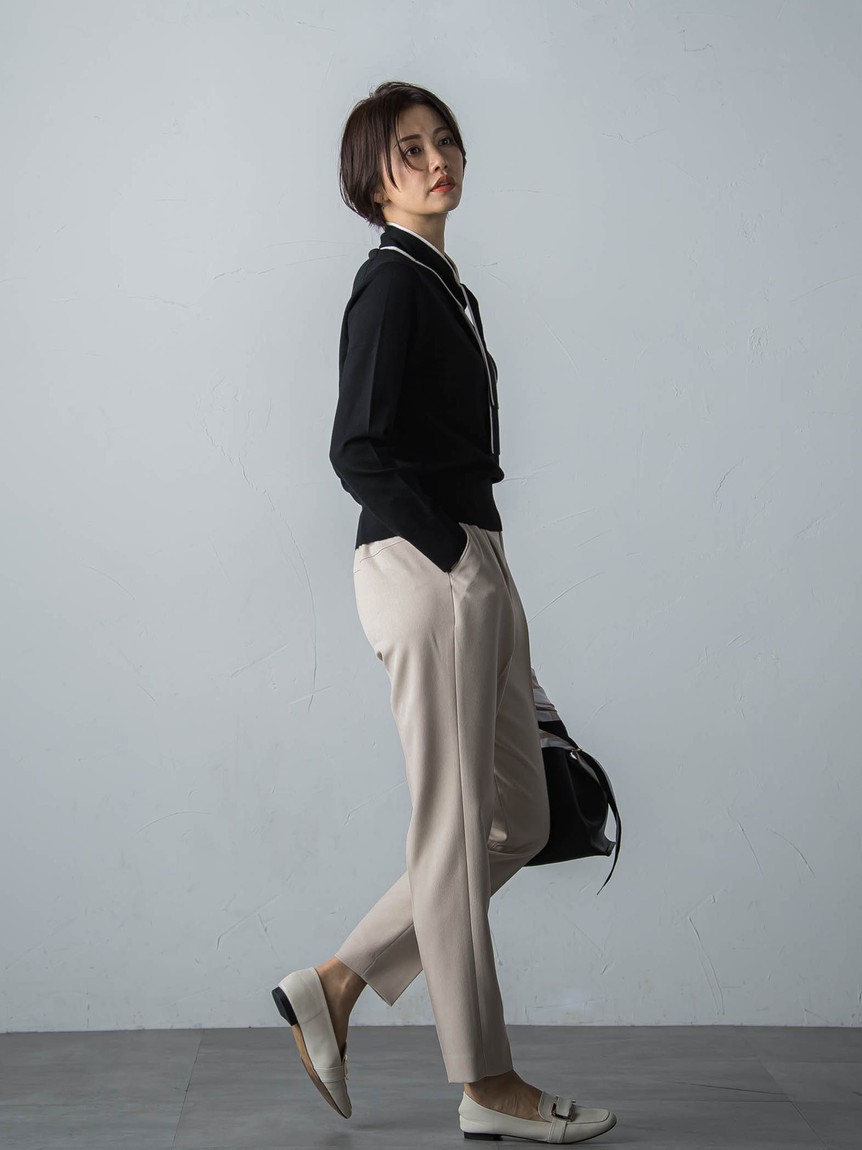 クーポン】【セール10%OFF】【WEB限定】【3サイズ】らくちんテーパード