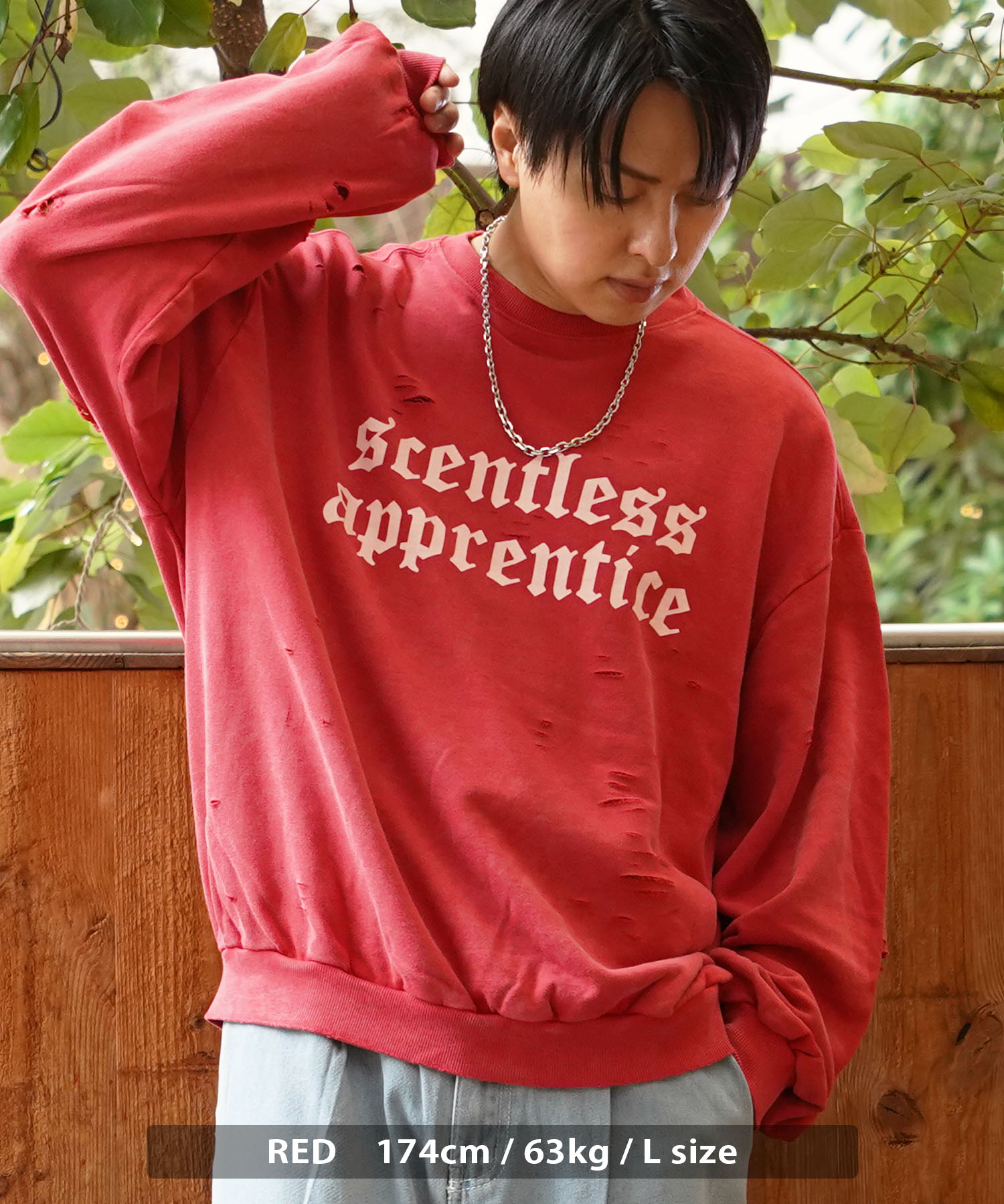 ワンフォークロージング 1111clothing ◇硫化染め ダメージ加工
