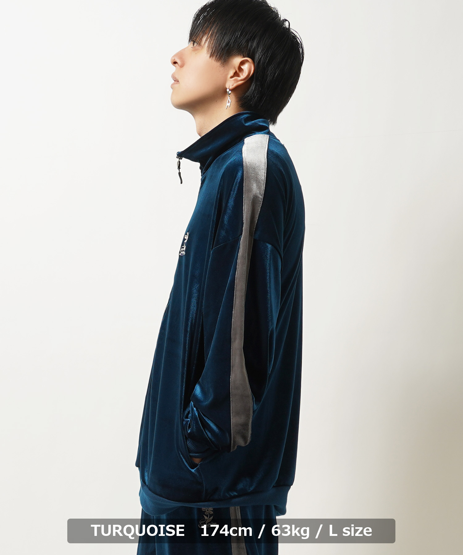ワンフォークロージング 1111clothing ◇ベロア トラック ワンフォークロージング 1111clothing ◇ベロア トラック