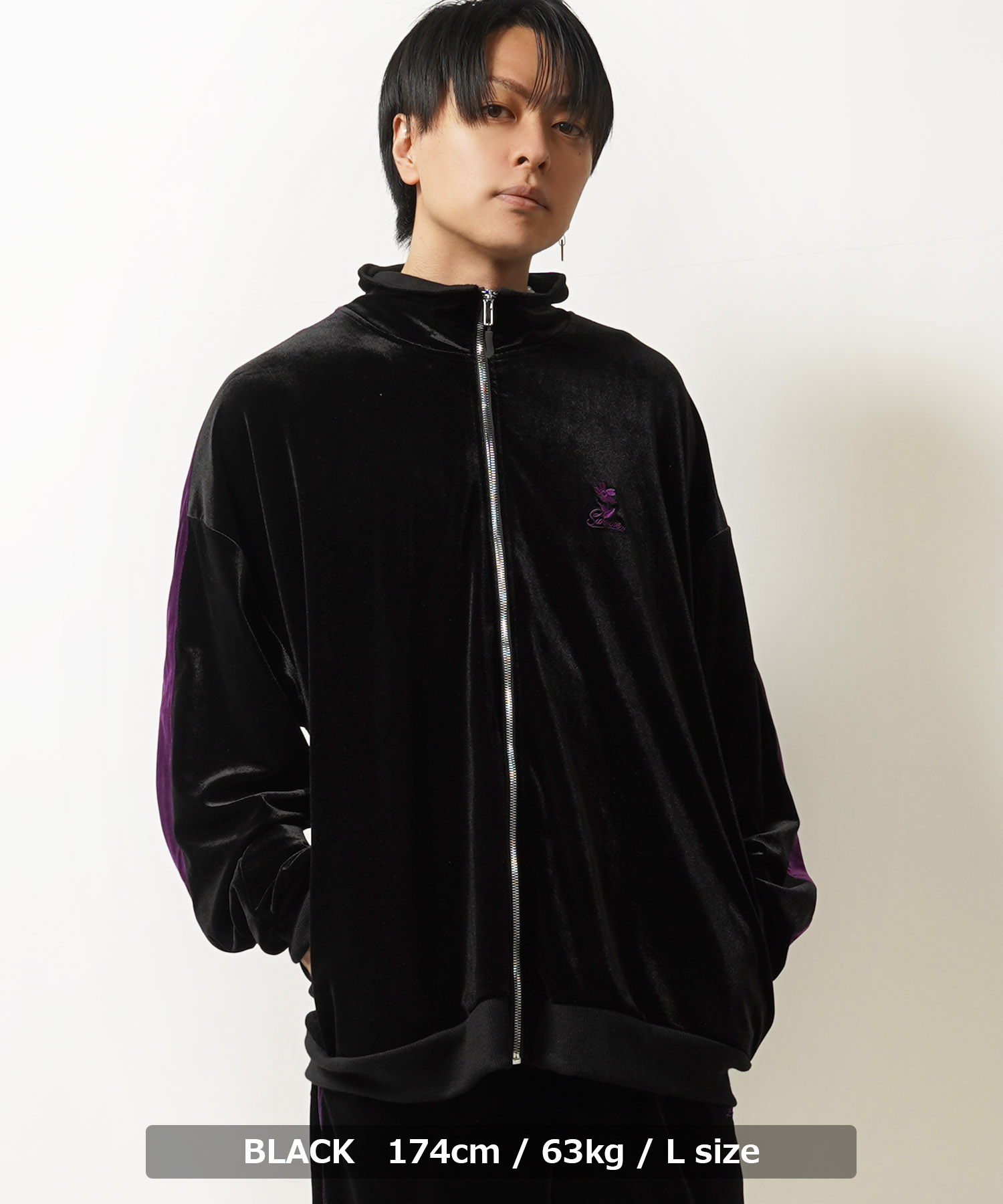 ワンフォークロージング 1111clothing ◇ベロア トラック ワンフォークロージング 1111clothing ◇ベロア トラック