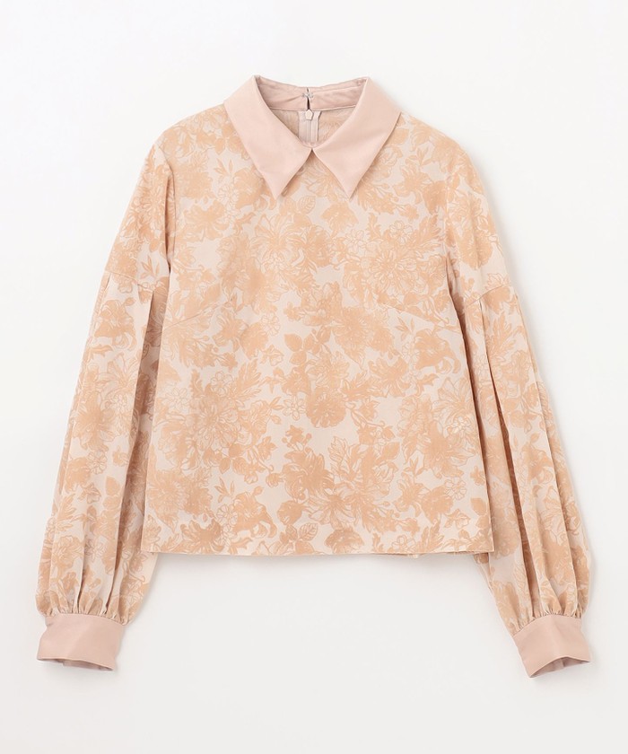 セール55%OFF】フラワーフロッキープリントトップ(505691556