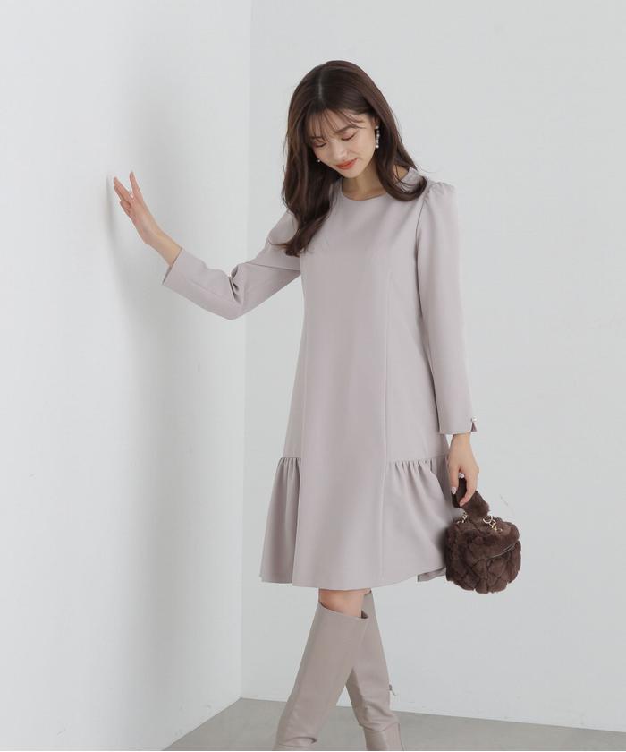 セール 30%OFF】バックボウタイティアードミニワンピース