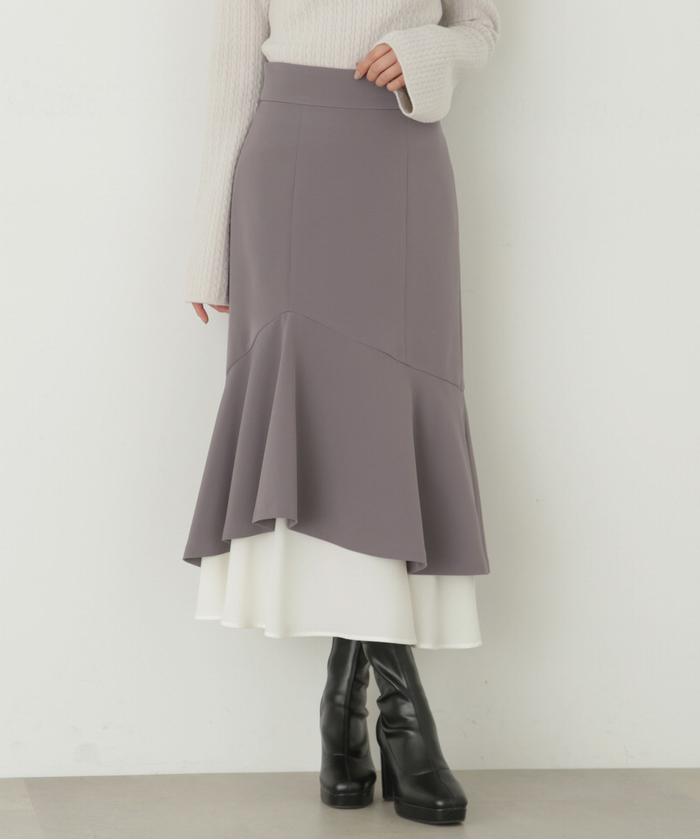 プロポーションボディドレッシング ドッキングマーメイドスカート グレージュ プロポーションボディドレッシング PROPORTION BODY DRESSING