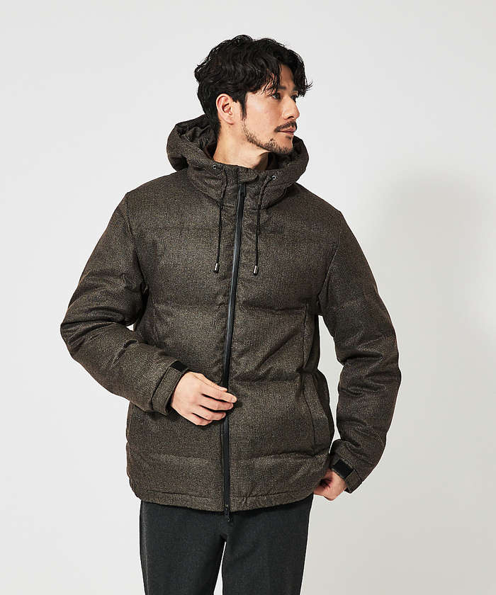 セール 30%OFF】【撥水】700FP ウールライク ダウンジャケット