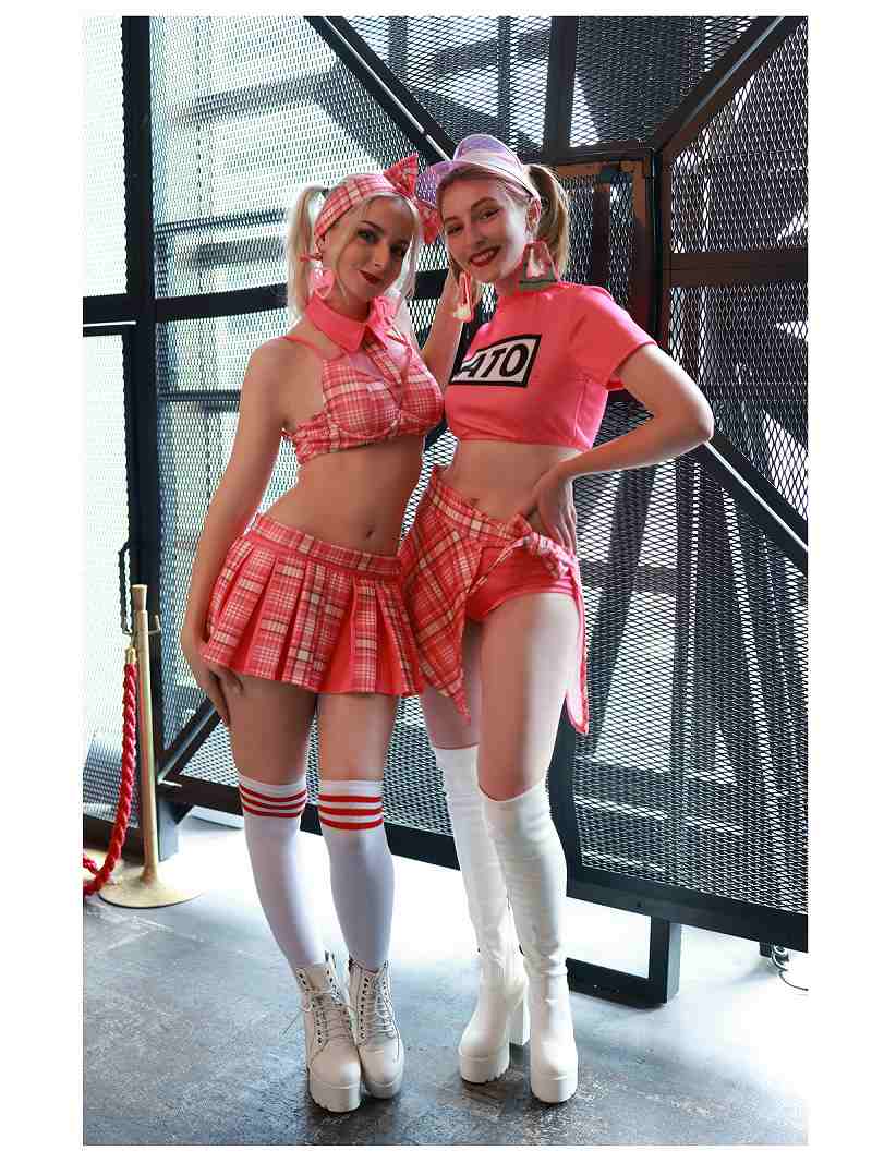 ボムシェル bombshell セットアップ ピンク セットアップ チーム