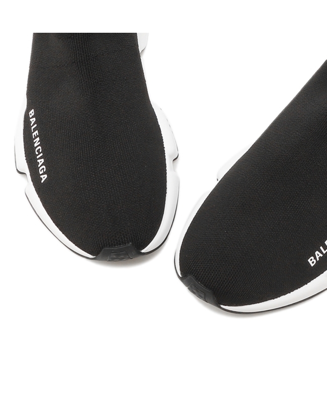 スニーカー BALENCIAGA Women Sneakers 587280 W2DBQ 1015 Black Buy Balenciaga Wmns Speed Sneaker 'Black White' - 587280