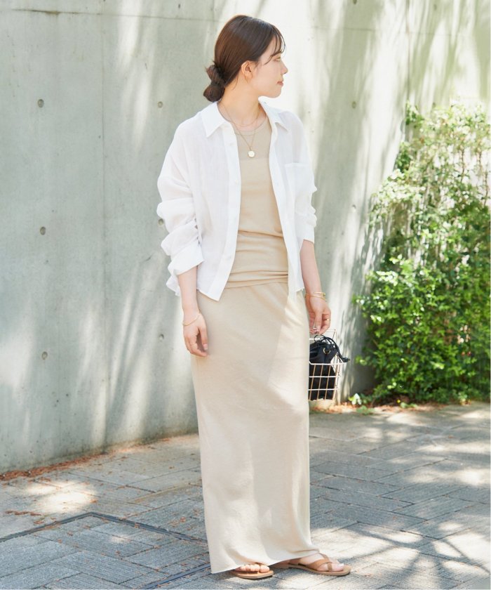セール】《追加》Cotton Linen Sheer タンクトップ(505703730
