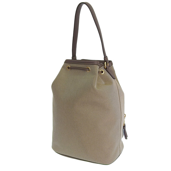 PRADA プラダ LOGO JACQUARD バケット バッグ