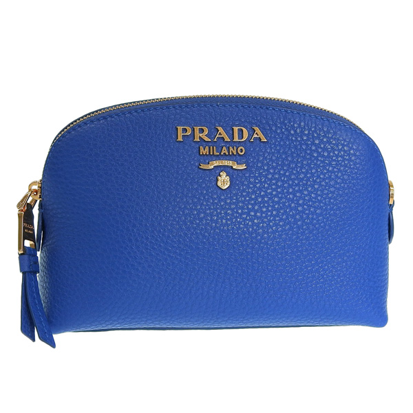 PRADA プラダ VITELLO DAINO ヴィッテロ ダイノ レザー ポーチ 小物入れ メイクポーチ(505704701) | プラダ(PRADA)  - d fashion