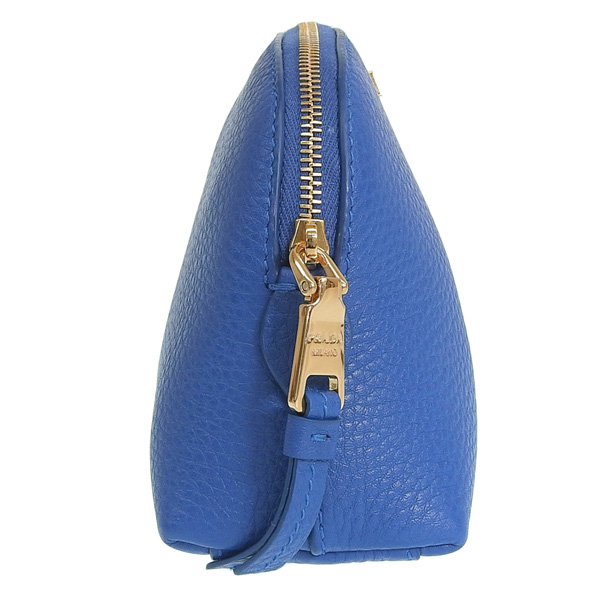 PRADA プラダ VITELLO DAINO ヴィッテロ ダイノ レザー ポーチ