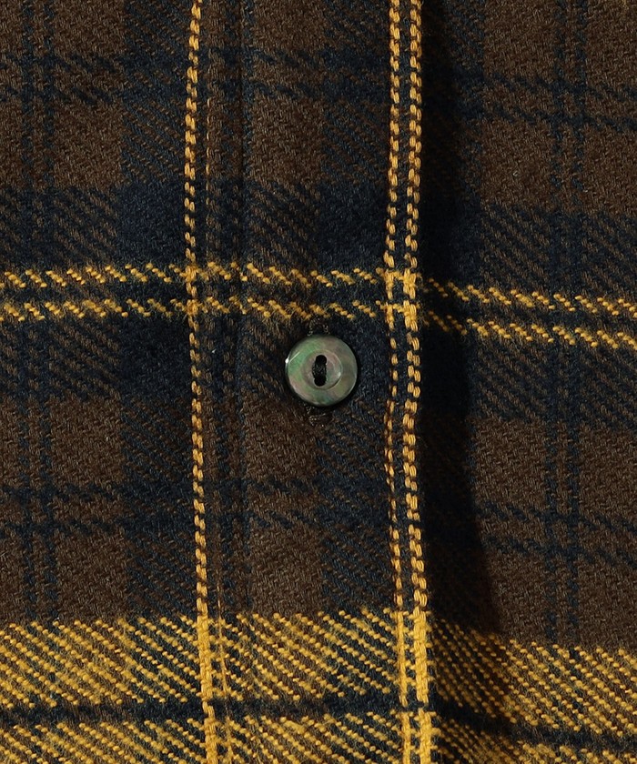 Southwick Gate Label: チェック レギュラーカラー 長袖 ネルシャツ