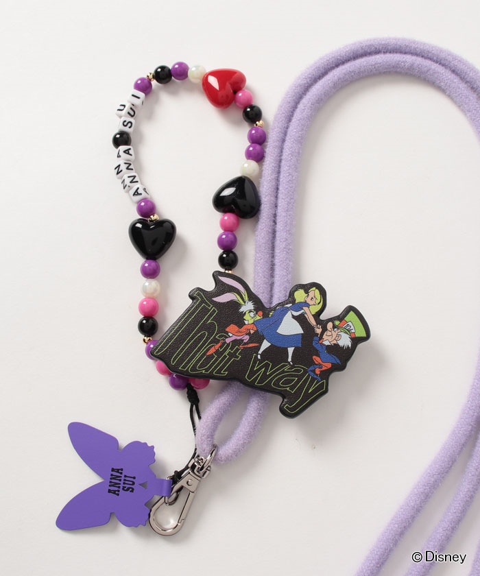 新品】アナスイ✨アリス スマホストラップ Disney コラボ