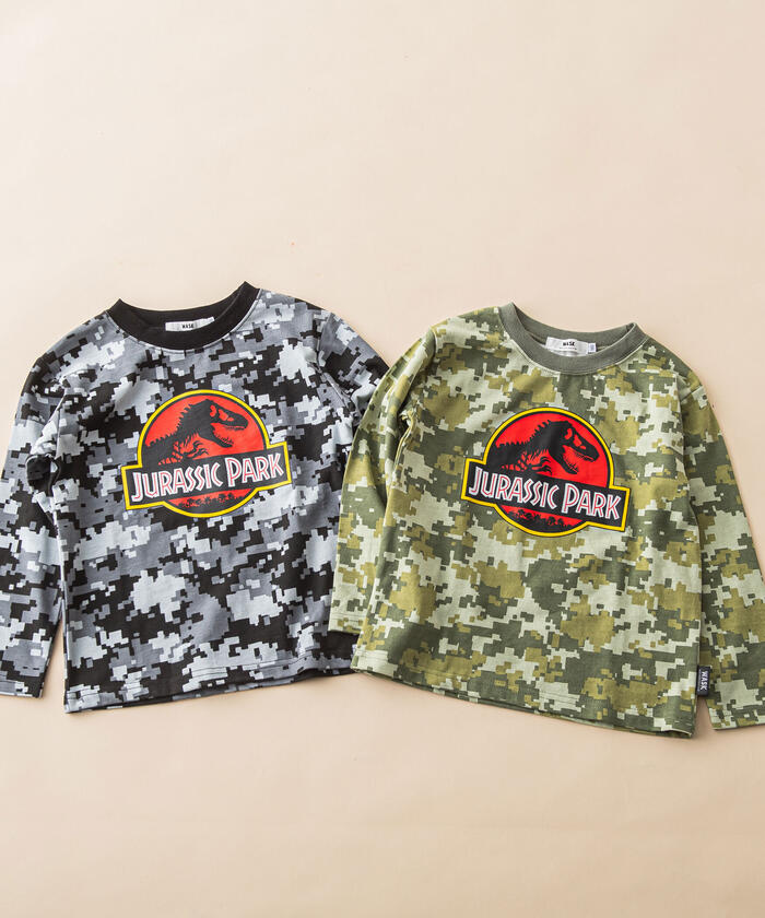 【しもしも】ジュラシックベルト　グリーン迷彩 Mサイズ JURASSICレザーベルト ﻿ 発売開始🦖﻿ ﻿ ジュラシック木澤の
