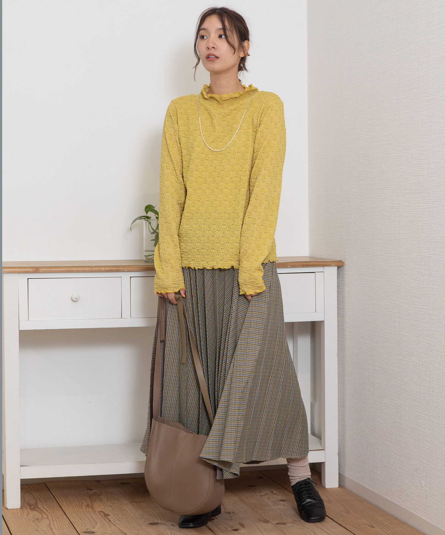 【サマーナチュラル】編みディテールストロー風トート/PARFOIS セール 30%OFF】プードゥドゥ POU DOU DOU 花柄ストレッチレース