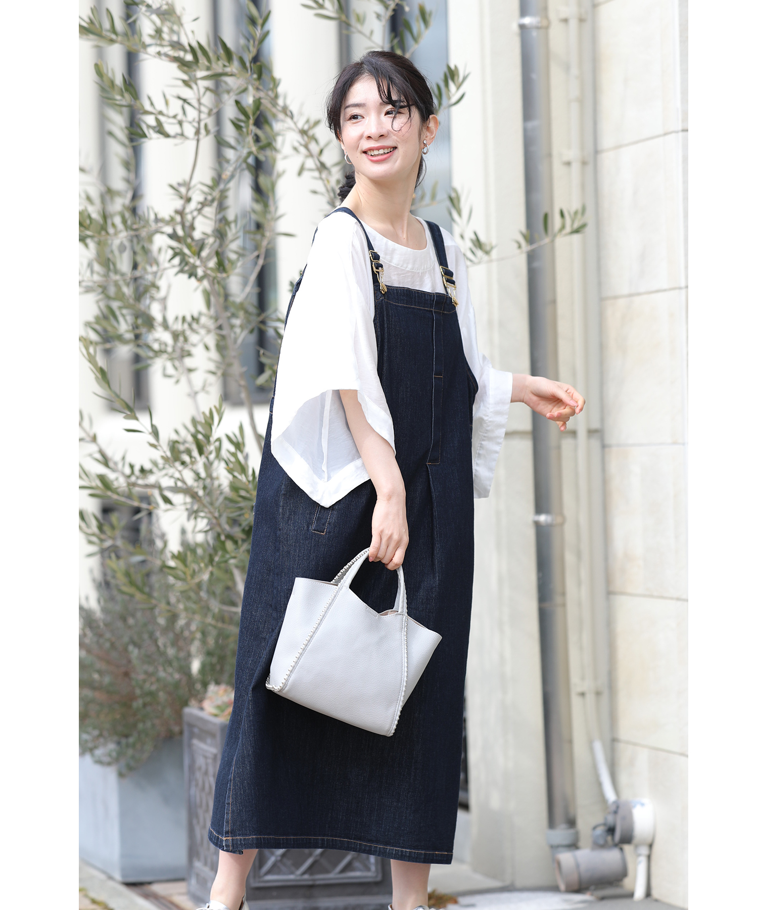 5192【美品】45R あい風カディのブラウス シャギー ニッセン ブラジャー (I120-K110) 大きいサイズ 小花 ノン