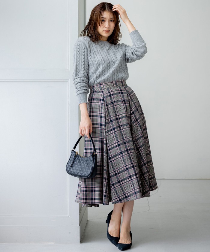 セール 40%OFF】カシミヤブレンドバルキーケーブル ニット