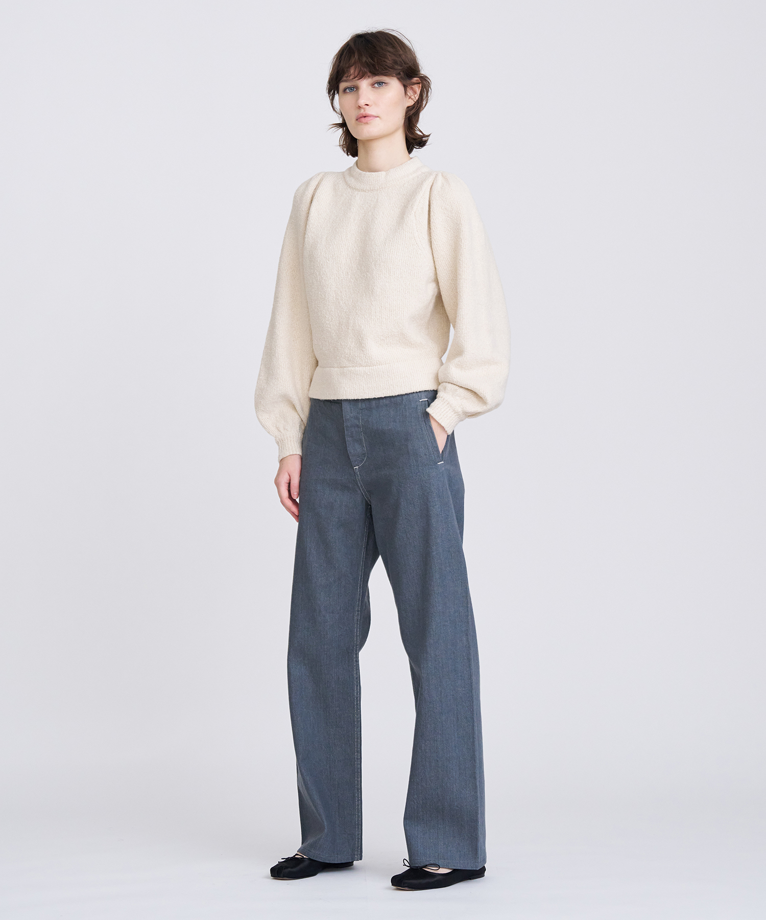 HOUSE OF LOTUS フラッフィーコットンラメプルオーバー セール 60%OFF】フラッフィーコットンラメプルオーバー