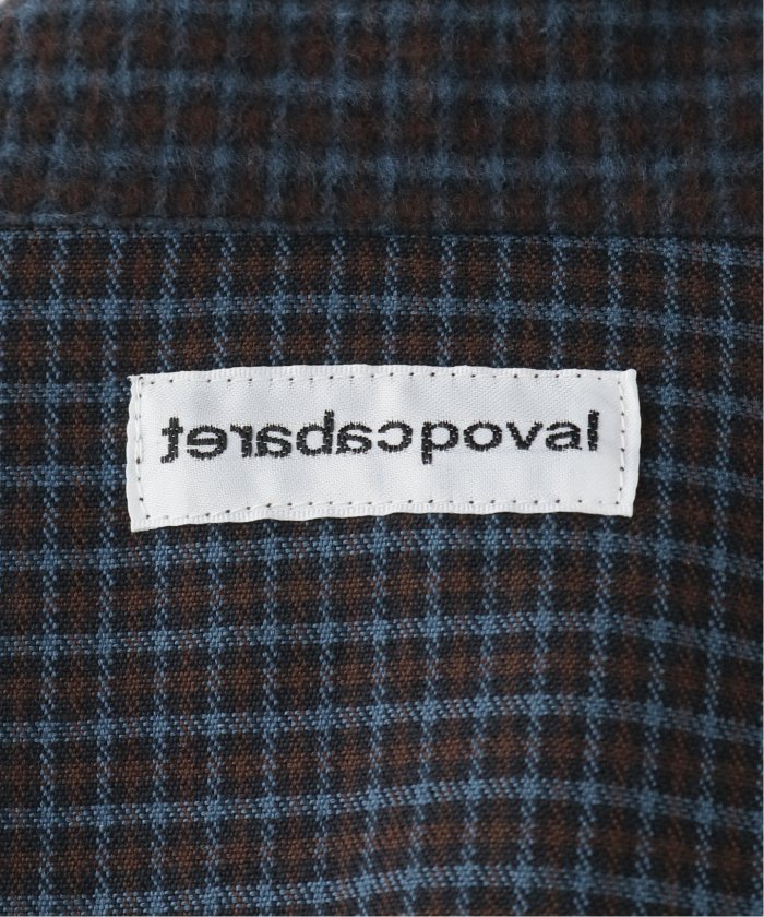 ジャケット・アウター Cabaret Poval FLANNEL STAIN SHIRT BEAMS T（ビームスT）Cabaret Poval / Plaid Stain Shirt