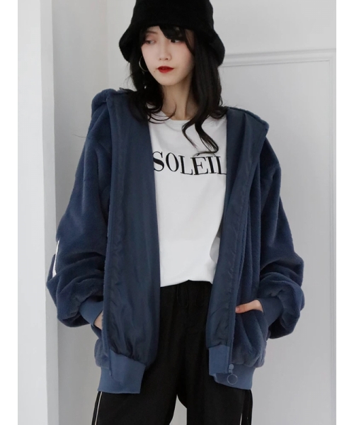 セール 70%OFF】ユニセックスバックロゴファーブルゾン セール 70%OFF】ユニセックスバックロゴファーブルゾン
