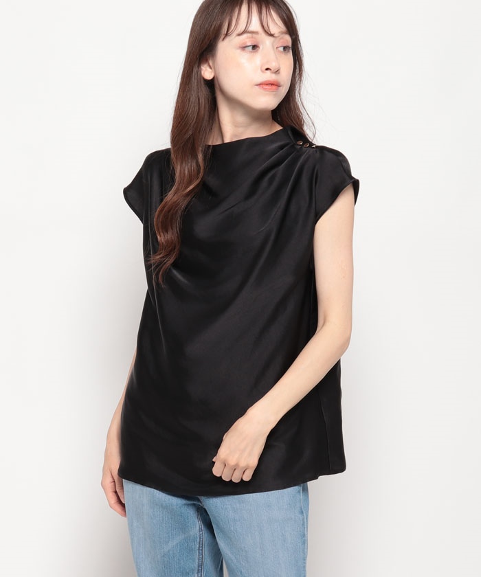 ドレープネックブラウス(505435062) | ルーニィ(LOUNIE) - d fashion ドレープネックブラウス(505435062) | ルーニィ(LOUNIE) - d fashion