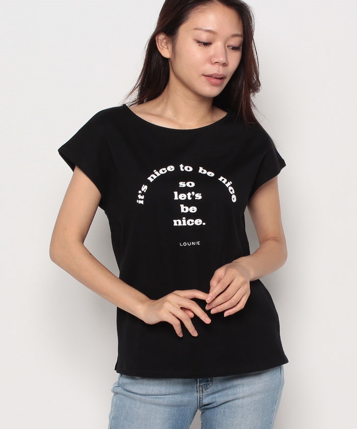 ロゴプリントTシャツ(505481443) | ルーニィ(LOUNIE) - d fashion