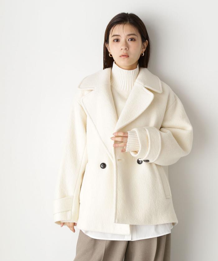 セール 30%OFF】ウーリーフォルムハーフコート(505685959 セール 30%OFF】ウーリーフォルムハーフコート(505685959