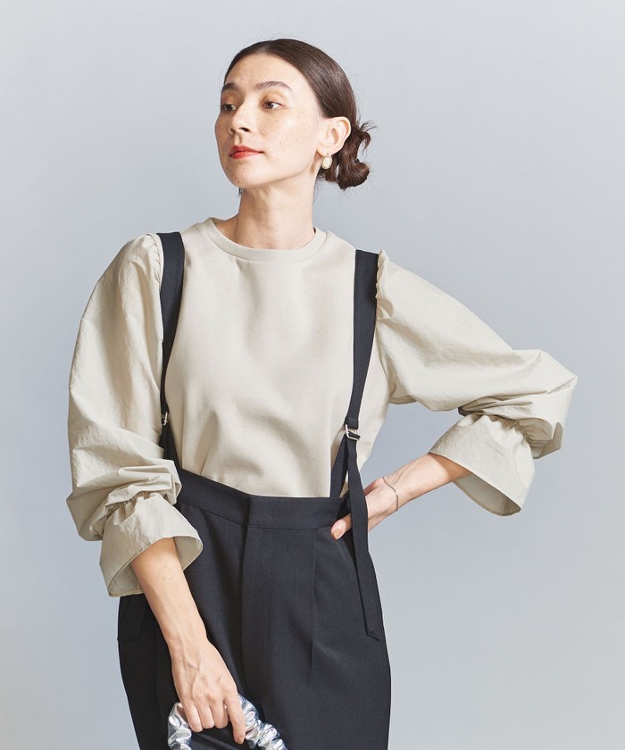 セール 30%OFF】【WEB限定】 ボリュームスリーブ コンビプル