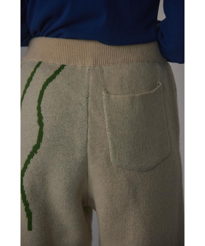 pattern knit pants(505707077) | ブラックバイマウジー(BLACK