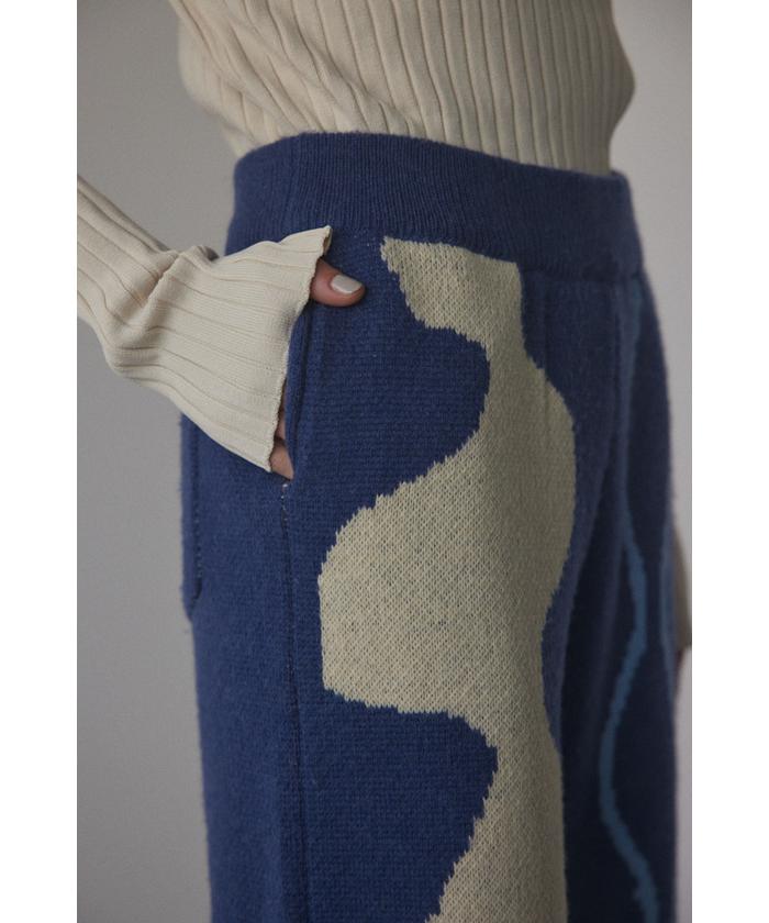 パンツ black  by moussy pattern knit pants pattern knit pants(505707077) | ブラックバイマウジー(BLACK