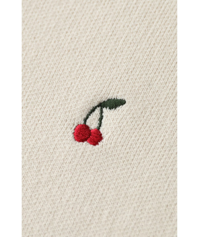カワイイ CAWAII さくらんぼ実る刺繍ニットプルオーバートップス