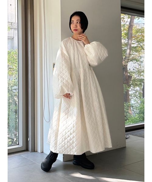 emmi atelier】金子綾 コラボキルティングコート(505708364 emmi atelier】金子綾 コラボキルティングコート(505708364