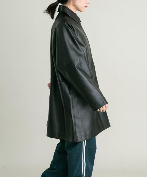 KBF フェイクレザージャケット セール 20%OFF】フェイクレザージャケット(505708637