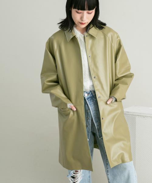 KBF（ケイビーエフ）の「ステッチフーディーコート（）」 - WEAR