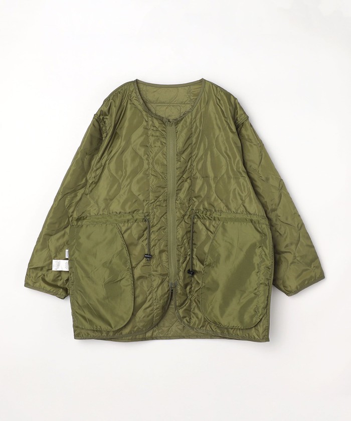 SHIPS シップス コート ライナー付き モッズコート キルティング 中綿 SHIPS Colors コート アウター Colors:中綿 キルティング ジップ