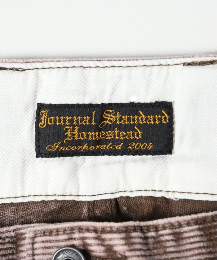 J.S.Homestead】CORDUROY BLEACHING TROUSERS(505709531) | ジャーナル