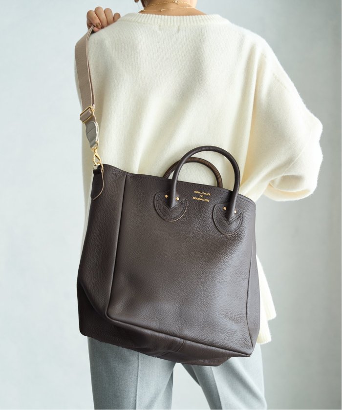 YOUNG&OLSEN/ヤングアンドオルセン】EMBOSSED LEATHER D TOTE M YOUNG&OLSEN/ヤングアンドオルセン】EMBOSSED LEATHER D TOTE M
