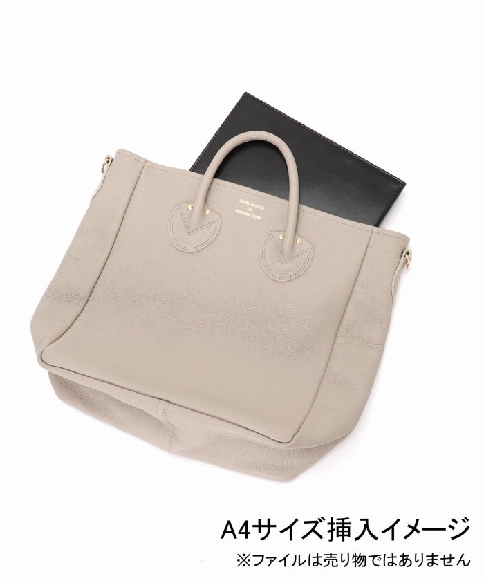 YOUNG&OLSEN/ヤングアンドオルセン】EMBOSSED LEATHER D TOTE M YOUNG&OLSEN/ヤングアンドオルセン】EMBOSSED LEATHER D TOTE M
