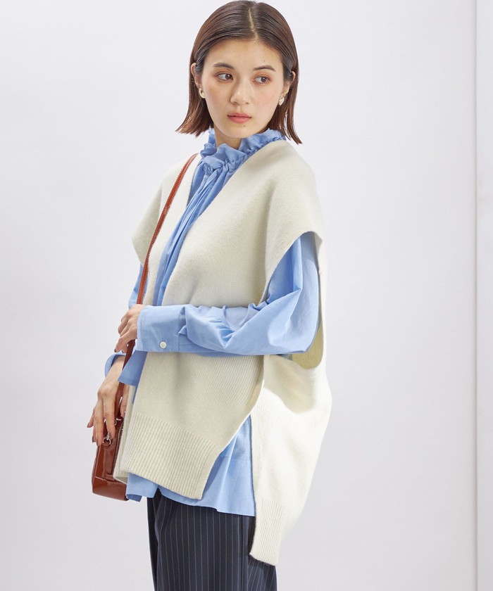 【シップス　ウィメン】【SHIPS別注】assiette:〈手洗い可能〉レーヨン テレコ TEE シップス SHIPS 【SHIPS別注】assiette:〈手洗い可能〉レーヨン