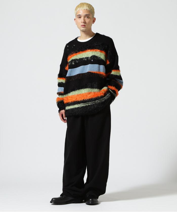 WHITELAND/ホワイトランド/MULTI BORDER KNIT/マルチボーダー