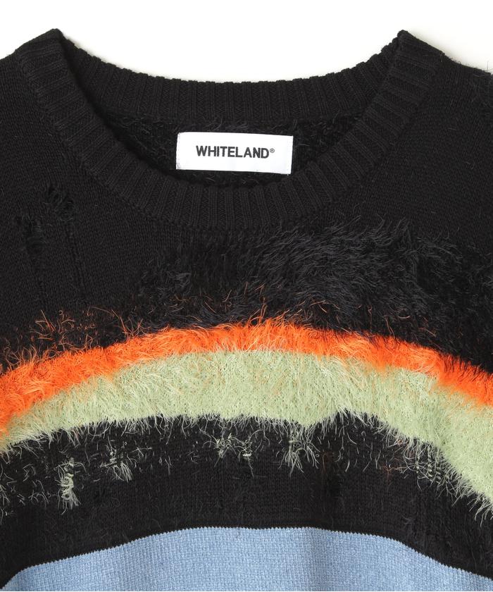 WHITELAND/ホワイトランド/MULTI BORDER KNIT/マルチボーダー