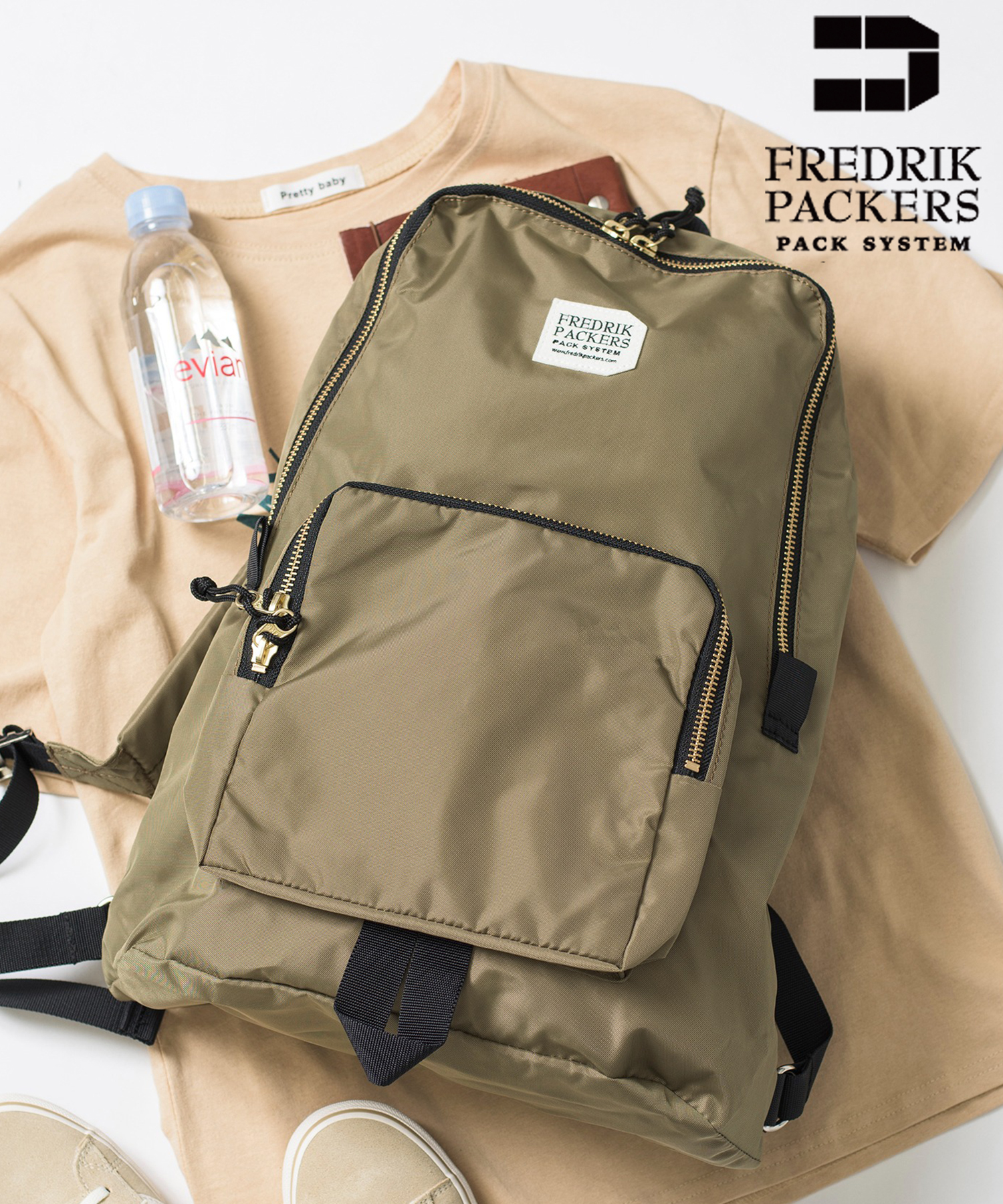 専用です！FREDRIK PACKERS バッグ ベージュ ナイロン セール15%OFF】フレドリックパッカーズ FREDRIK PACKERS バッグ