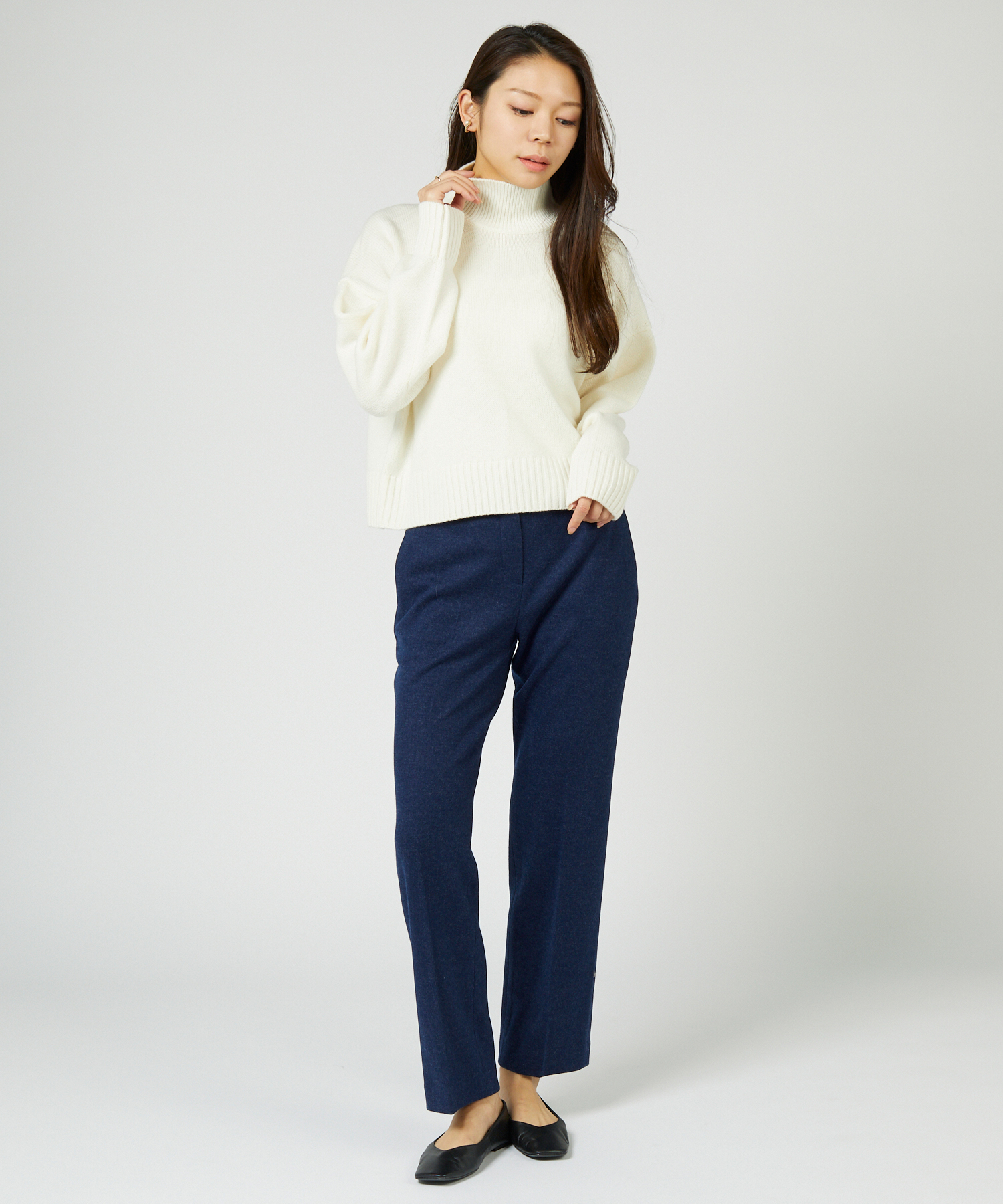 ニットプルオーバー LANA CASH CROPPED TN PO(505348858