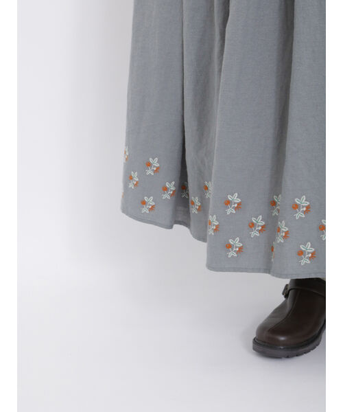 マカベアリスXSamansaMos2】裾刺繍スカート(505710837) | サマンサ