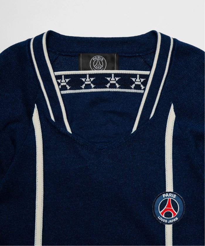 Poggy × Paris Saint－Germain】PSG PLJ INDIGO DYED SWEATER