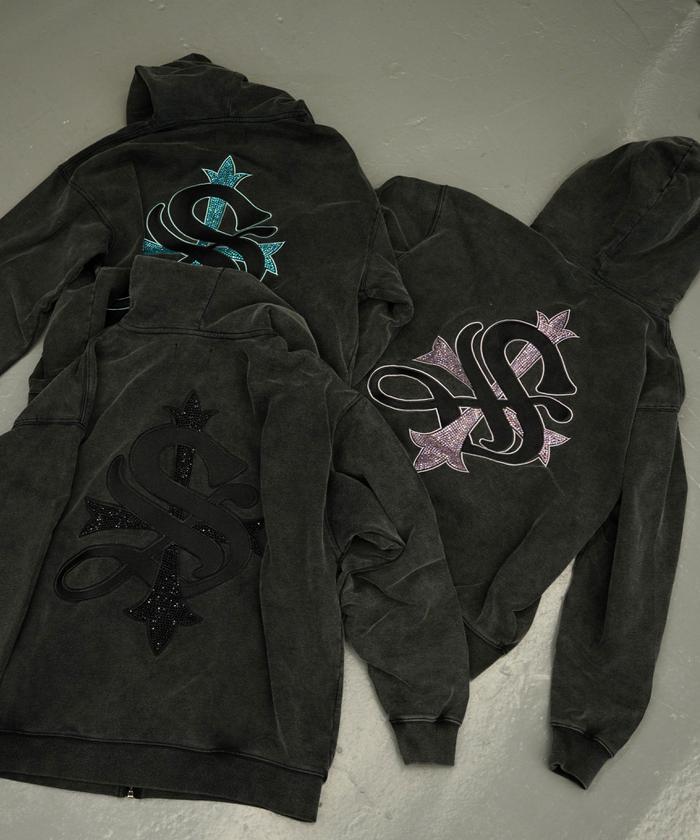 SUPPLIER/サプライヤー/Exclusive Cross Zip Hoodie Blue