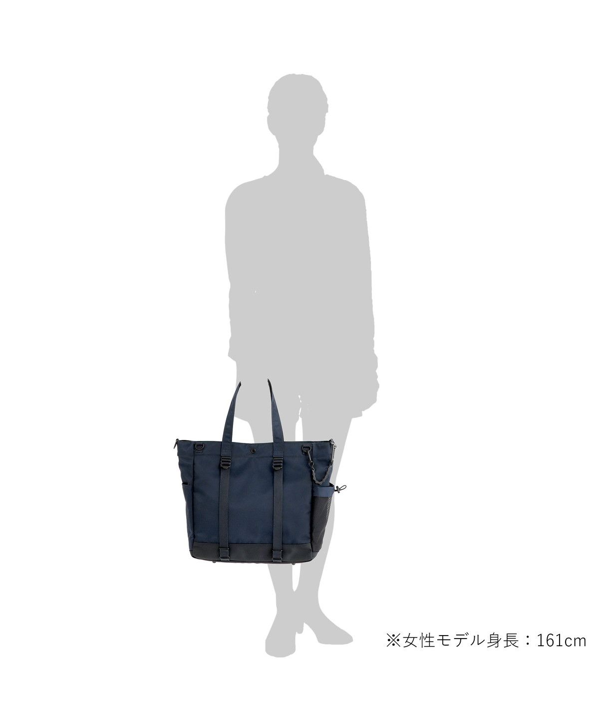お勧め！POTR/POTR RIDE 2WAY TOTE BAG Navy ＊L