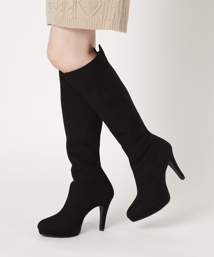 ALDO*クロコ柄*オシャレ見せ*ポイントトゥ/ロングブーツ ポインテッドトゥロングブーツ/Pointed toe long boots L0232